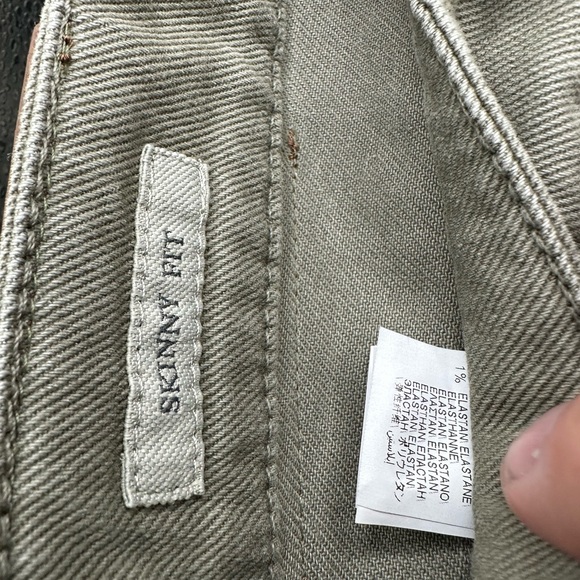 Brunello Cucinelli Olive Skinny Tapered Jeans - Picture 3 of 8